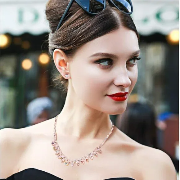 Necklace for Women for Teen Girls Crystals Choker